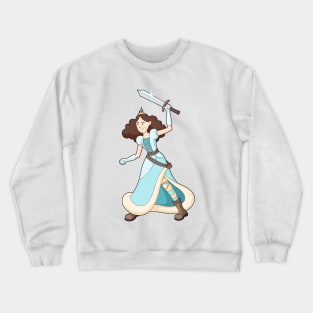 This Princess Saves Herself Crewneck Sweatshirt